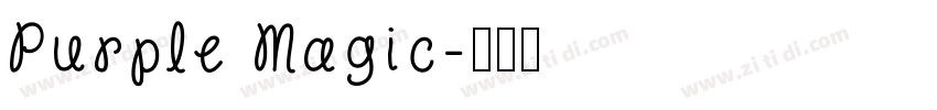 Purple Magic字体转换